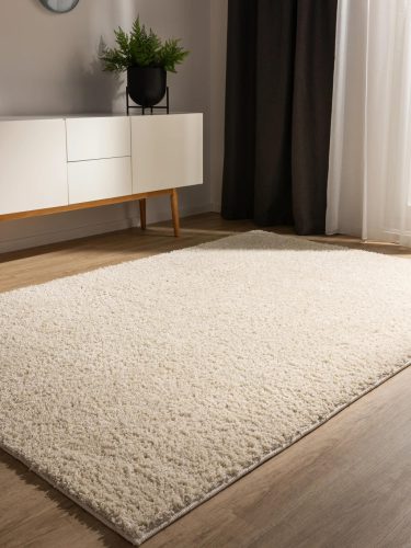 Washable Shaggy Rug Soho Cream 133x190 cm