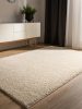Washable Shaggy Rug Soho Cream 60x120 cm
