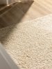 Washable Shaggy Rug Soho Cream 160x160 cm