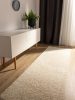 Washable Shaggy Rug Soho Cream 80x300 cm