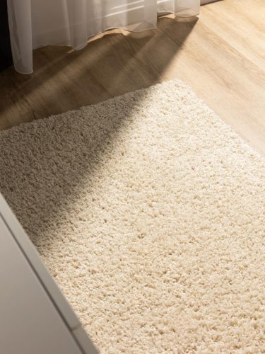 Washable Shaggy Rug Soho Cream 80x300 cm