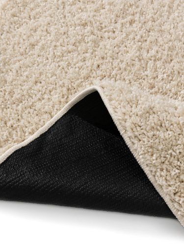 Washable Shaggy Rug Soho Cream ø 120 cm round