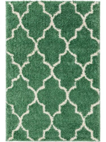 Shaggy szőnyeg Soho Green 15x15 cm Mintadarab