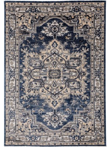 Kör alakú szőnyeg Sinan Beige/Blue 15x15 cm minta