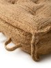 Floor cushion Jutta Light Brown 55x55x20 cm