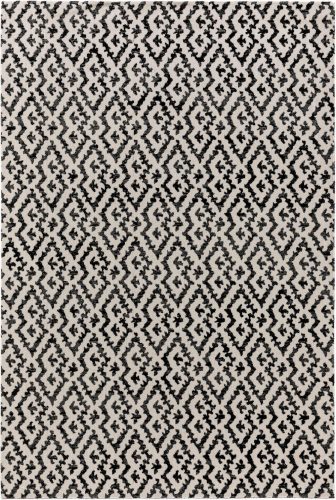Kül- és beltéri szőnyeg Jerry Black/White 200x300 cm