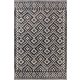 Kül- és beltéri szőnyeg Jerry Black/White 15x15 cm