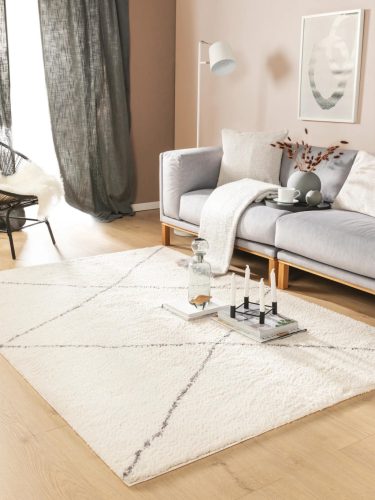 Shaggy rug Benno Cream 240x340 cm