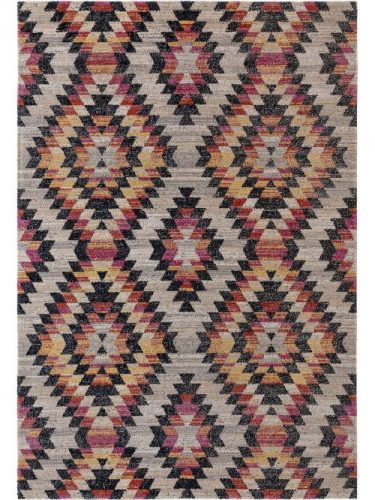 Kül- és beltéri szőnyeg Jerry Multicolour/Black 160x230 cm