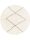 Shaggy szőnyeg kör alakú Benno Cream o 120 cm