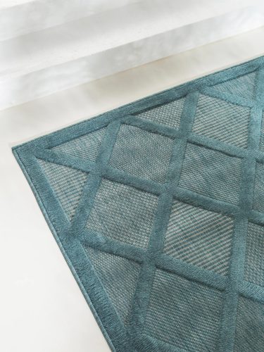 In- & Outdoor Rug Bonte Turquoise 120x170 cm