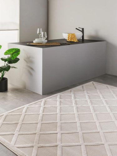 In- & Outdoor Rug Bonte Cream 240x340 cm