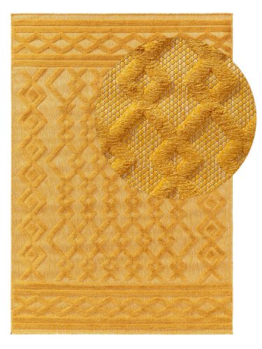 Kül- és beltéri szőnyeg Bonte Yellow 80x150 cm