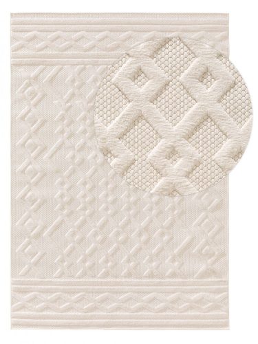 Kül- és beltéri szőnyeg Bonte Cream 120x170 cm