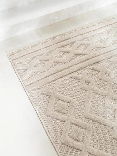 In- & Outdoor Rug Bonte Cream 200x290 cm