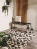 In- & Outdoor Rug Cleo Black 15x15 cm Sample