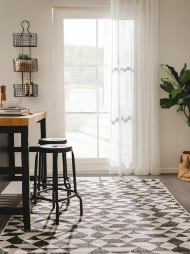 In- & Outdoor Rug Cleo Black 240x340 cm