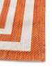 Kül- és beltéri szőnyeg Cleo Orange 15x15 cm Mintadarab