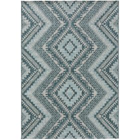 In- & Outdoor Rug Cleo Blue 15x15 cm Sample