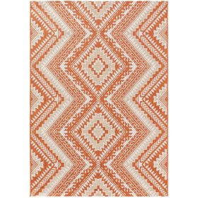 In- & Outdoor Rug Cleo Orange 15x15 cm Sample