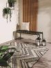 In- & Outdoor Rug Cleo Black 15x15 cm Sample