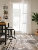 In- & Outdoor Rug Cleo Black 15x15 cm Sample