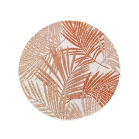In- & Outdoor Round Rug Cleo Orange ø 120 cm round
