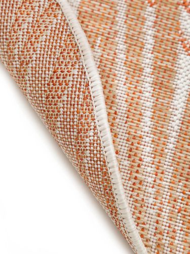In- & Outdoor Round Rug Cleo Orange ø 120 cm round