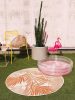 In- & Outdoor Round Rug Cleo Orange ø 150 cm round