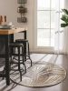 In- & Outdoor Round Rug Cleo Black ø 120 cm round