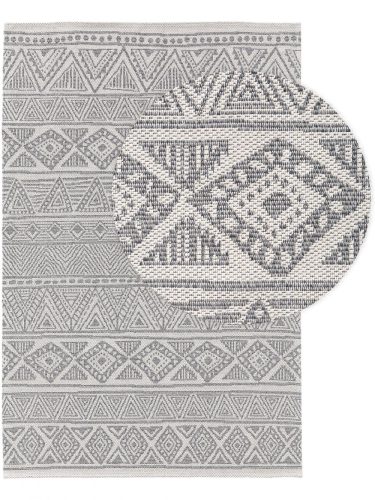 Mosható pamut szőnyeg Cooper Dark Grey 75x150 cm