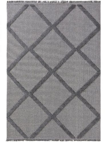 Mosható pamut szőnyeg Oslo Grey 15x15 cm Mintadarab