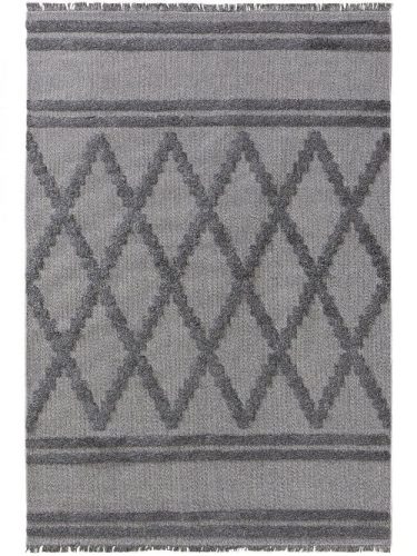 Mosható pamut szőnyeg Oslo Grey 15x15 cm Mintadarab