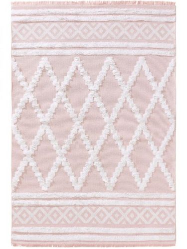 Mosható pamut szőnyeg Oslo Rose 15x15 cm Mintadarab