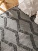 Mosható pamut szőnyeg Oslo Grey 15x15 cm Mintadarab
