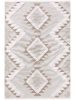 Mosható pamut szőnyeg Oslo Cream/Taupe 15x15 cm Mintadarab