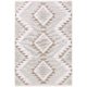 Mosható pamut szőnyeg Oslo Cream/Taupe 15x15 cm Mintadarab
