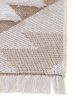 Mosható pamut szőnyeg Oslo Cream/Taupe 15x15 cm Mintadarab
