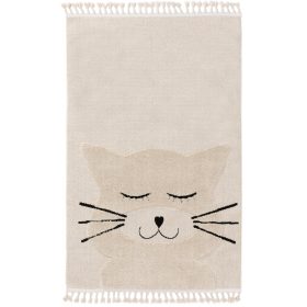 Kids rug Momo Cream 120x180 cm