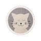 Gyerekszőnyeg Momo Grey o 120 cm kerek