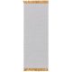 Gyapjú futószőnyeg Gitta Grey/Yellow 70x200 cm