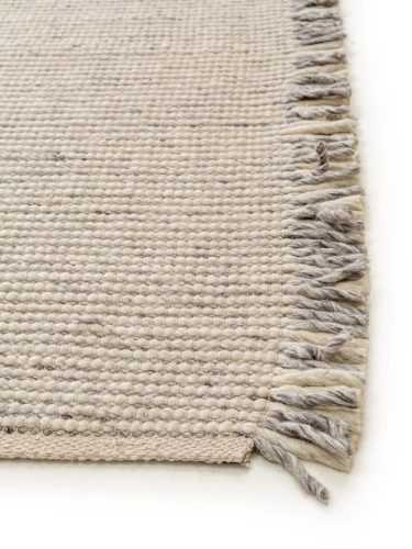 Wool Rug Mary Ivory Grey 80x120 cm