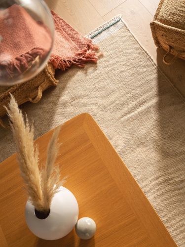Wool Rug Karla Beige 200x300 cm