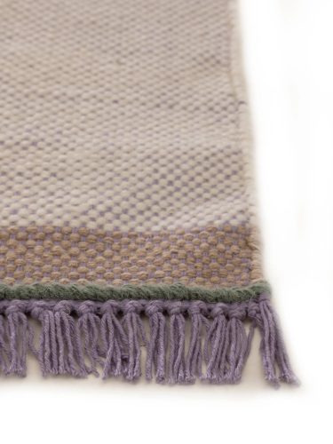 Wool Rug Karla Purple 200x300 cm