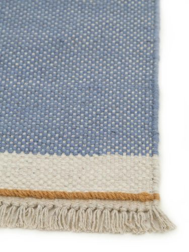 Wool Runner Karla Blue 80x250 cm