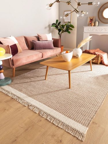Wool Rug Kim Beige 80x120 cm