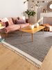 Wool Rug Kim Black/White 120x170 cm