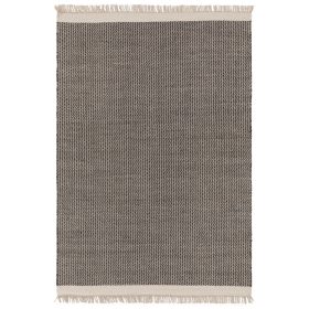 Wool Rug Kim Black/White 80x120 cm