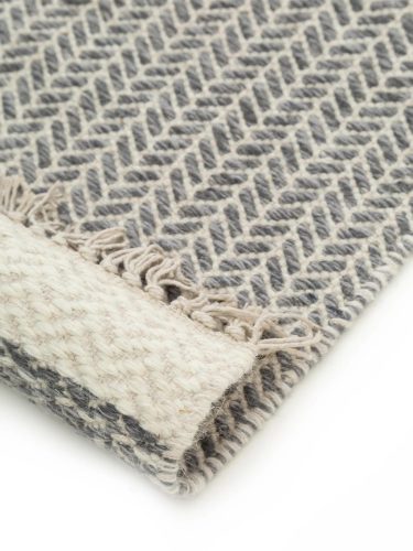 Wool Runner Kim Grey 80x250 cm