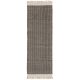 Wool Runner Kim Black/White 70x200 cm